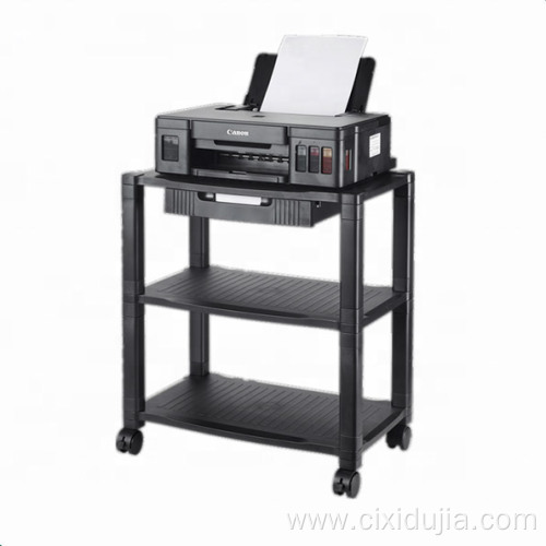 Extra-wide 3 tiers printer stand monitor stand